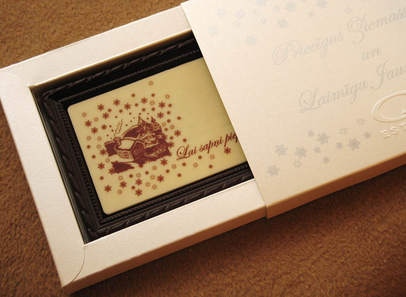 Embossed Gift Boxes - Framed Chocolate Picture in a box, 90g