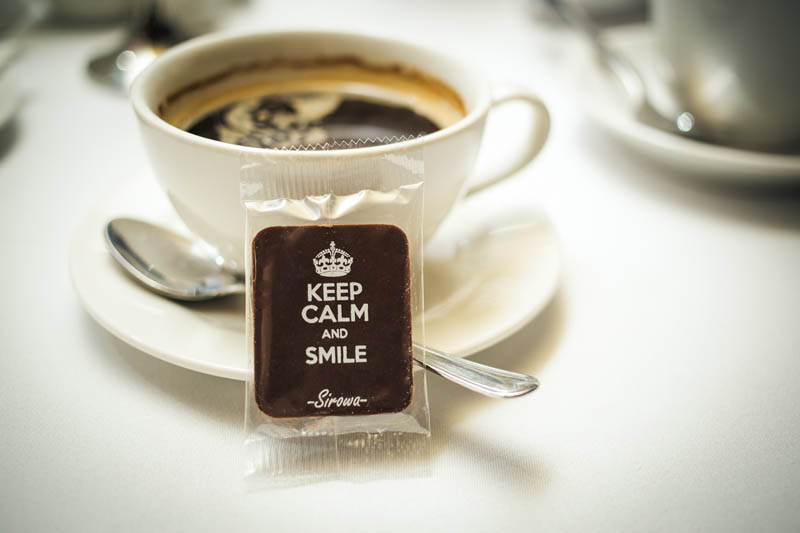 Message In Chocolate - 7g Keep Calm and Smile - Chocolate Bar