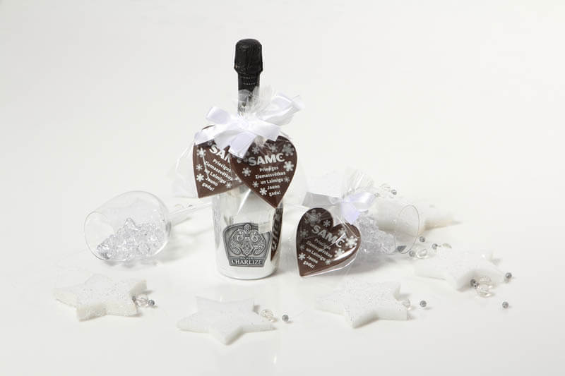 Alcohol Marketing - Chocolate Heart in a Bag with Ribbon, 30g