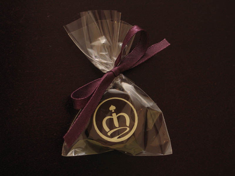 Casino Marketing Ideas - 7g Puck in a Polybag with Ribbon