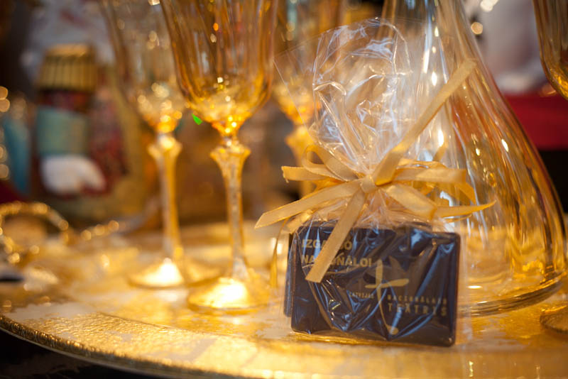 Golden Chocolate - Promotional Chocolate Bar in a Polybag with Ribbon, 20g