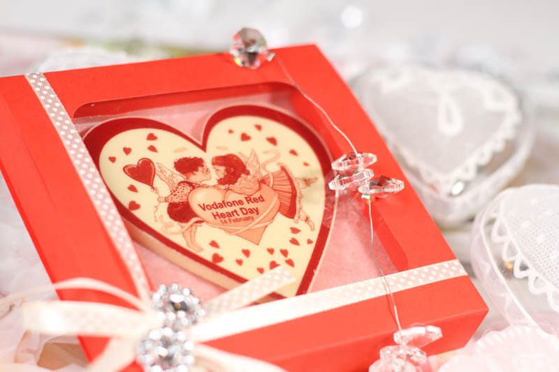 Chocolate Gifts - Chocolate Heart in the Box, 70g