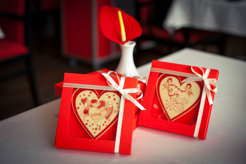 Valentine Chocolate Box - Chocolate Heart in the Box, 70g