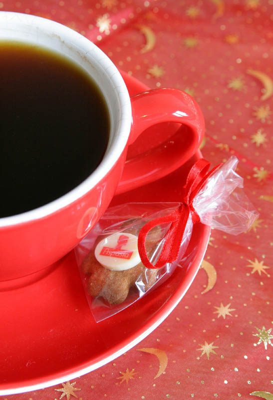 Fortune Gift - Gingerbread biscuit / Pepper Cookie with Chocolate in a Polybag with Ribbon, 5g