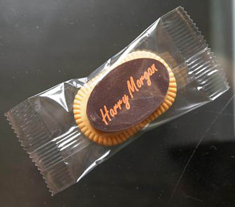 Coffee Biscuit with Chocolate in a Polybag, 5g
