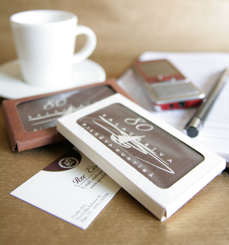 Printing On Chocolate - 20g Promotional Chocolate Bar in a box